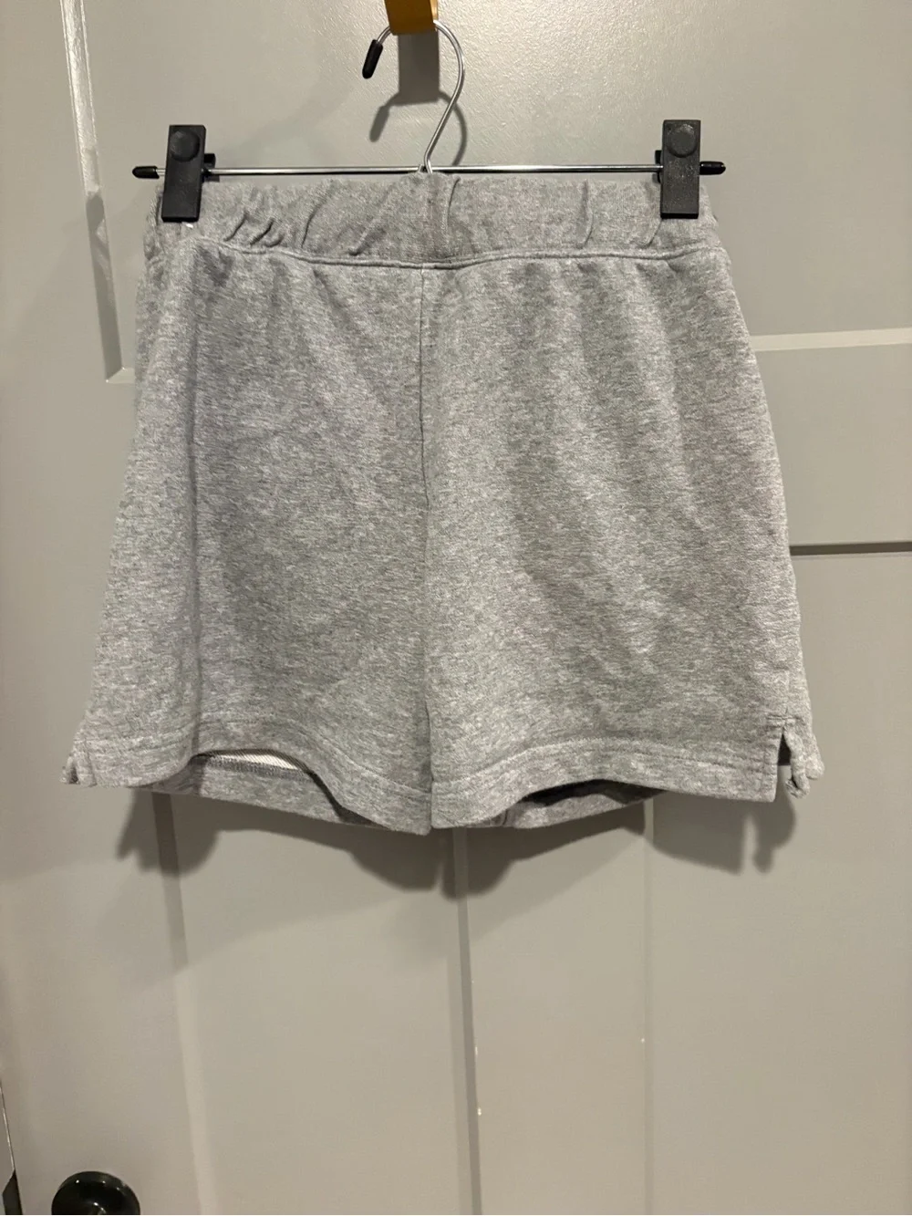 Nike Light Gray Girls' Fleece Athletic Shorts